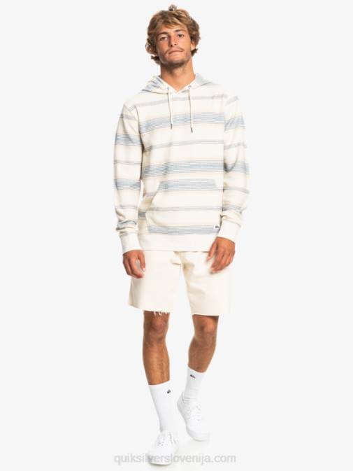 Quiksilver PJ4H582 moški Beringovo morje otway stripe odličen otway pulover s kapuco