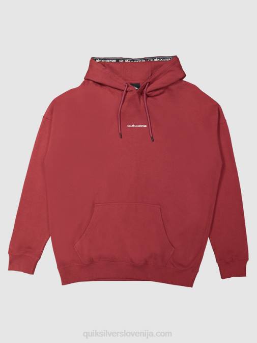 Quiksilver x Stab PJ4H1804 moški rubinasto vino jopa s kapuco