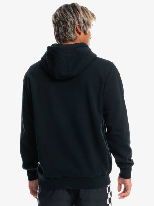 Quiksilver x Stranger PJ4H1806 moški Črna stvari uradni logotip pulover s kapuco