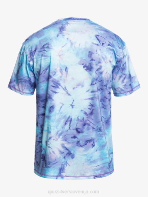 Quiksilver PJ4H1085 moški modro nebo deskarska majica s kratkimi rokavi digital session upf 50