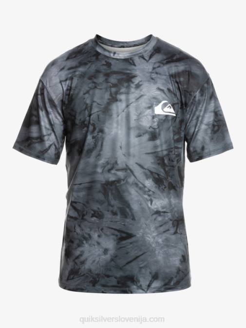 Quiksilver PJ4H1086 moški Črna deskarska majica s kratkimi rokavi digital session upf 50