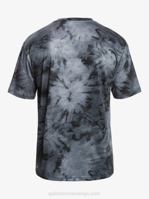 Quiksilver PJ4H1086 moški Črna deskarska majica s kratkimi rokavi digital session upf 50
