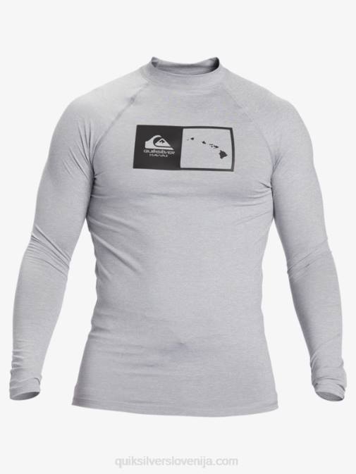 Quiksilver PJ4H1106 moški žled vresa majica z dolgimi rokavi hawaii Double Down upf 50