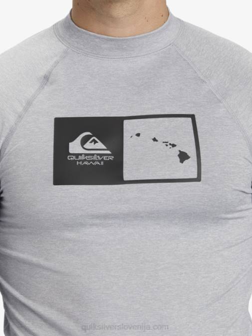 Quiksilver PJ4H1106 moški žled vresa majica z dolgimi rokavi hawaii Double Down upf 50