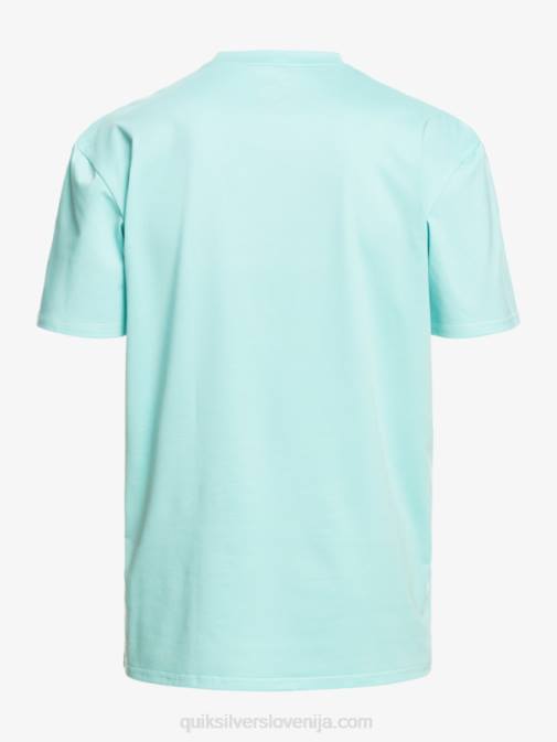 Quiksilver PJ4H1128 moški angel modro resje heritage heather deskarska majica s kratkimi rokavi upf 50