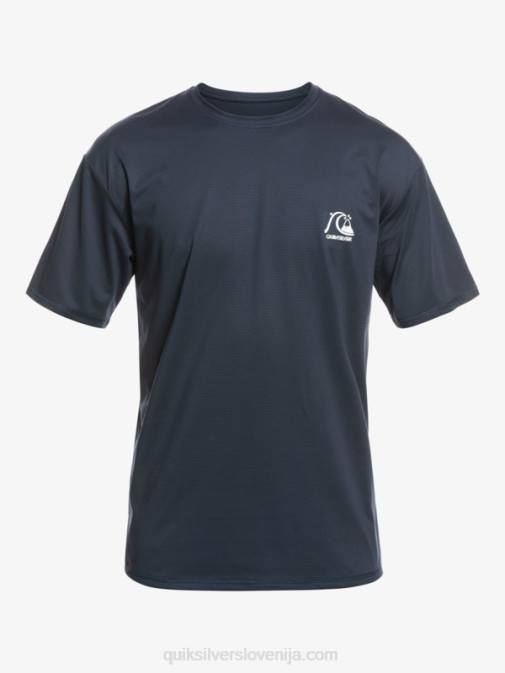 Quiksilver PJ4H1129 moški midnight navy heather heritage heather deskarska majica s kratkimi rokavi upf 50