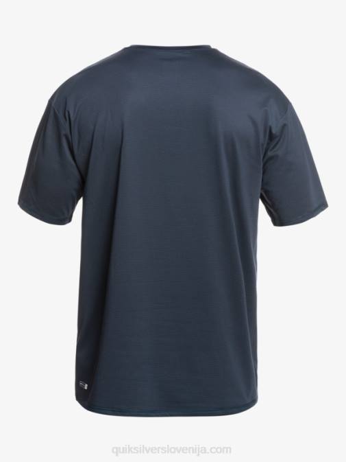 Quiksilver PJ4H1129 moški midnight navy heather heritage heather deskarska majica s kratkimi rokavi upf 50