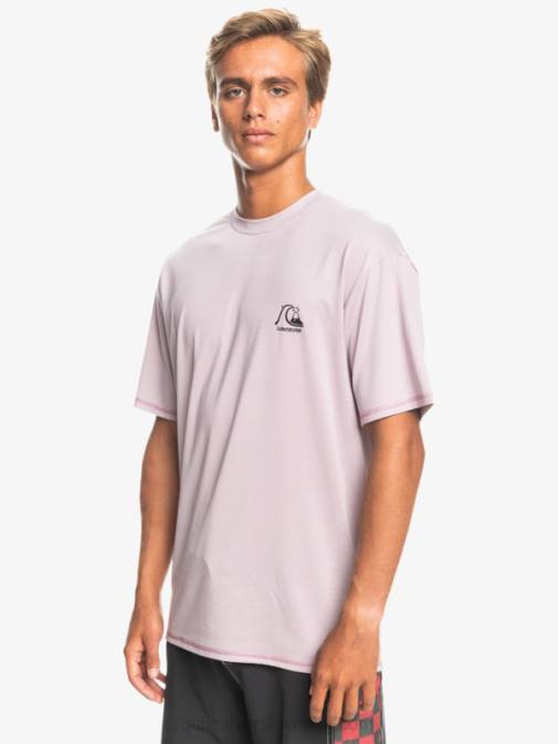 Quiksilver PJ4H1132 moški prašna orhideja heather heritage heather deskarska majica s kratkimi rokavi upf 50