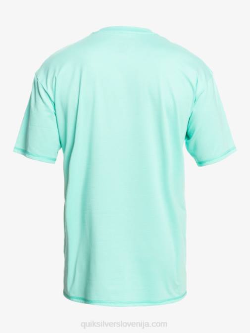 Quiksilver PJ4H1133 moški bazen zelena resa heritage heather deskarska majica s kratkimi rokavi upf 50
