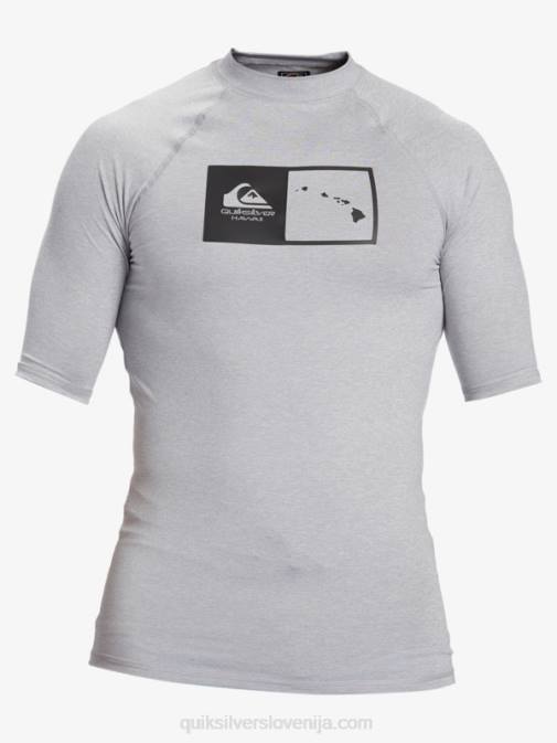 Quiksilver PJ4H1169 moški žled vresa majica za surfanje s kratkimi rokavi hawaii Double Down upf 50