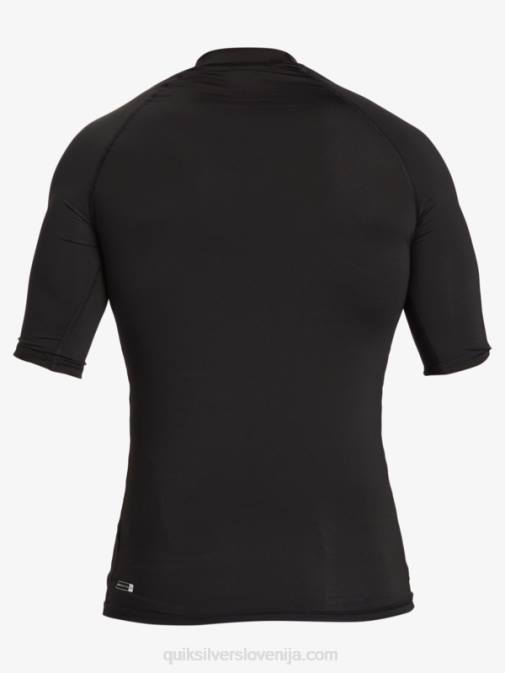 Quiksilver PJ4H1170 moški Črna majica za surfanje s kratkimi rokavi hawaii Double Down upf 50