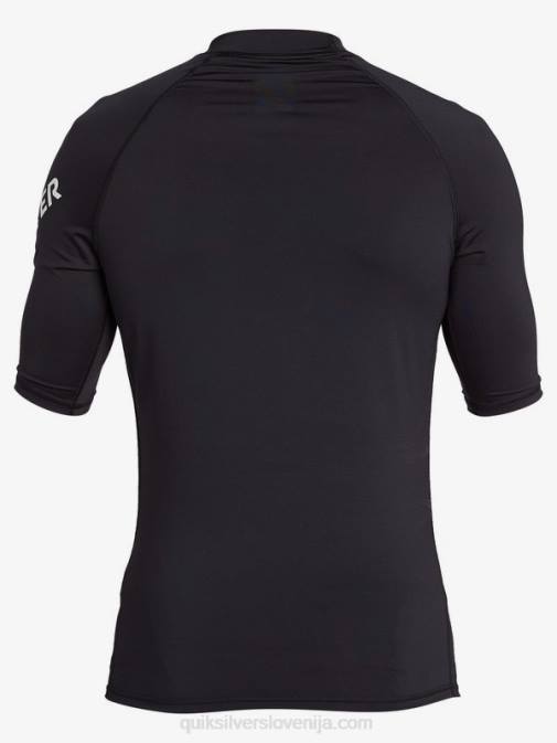 Quiksilver PJ4H1261 moški Črna ščitnik za vse čase s kratkimi rokavi do 50
