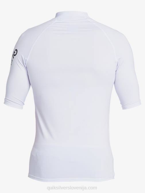 Quiksilver PJ4H1262 moški bela ščitnik za vse čase s kratkimi rokavi do 50