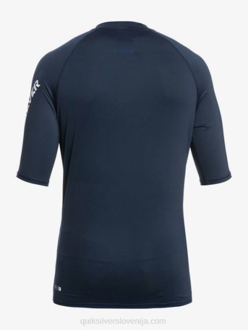Quiksilver PJ4H1263 moški mornarsko modri blazer ščitnik za vse čase s kratkimi rokavi do 50