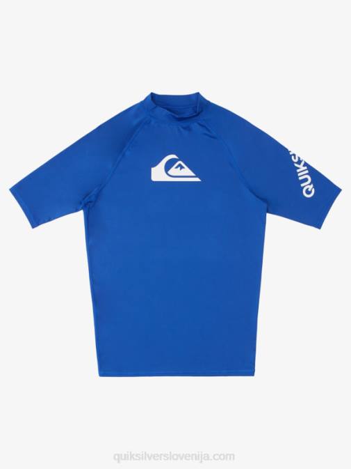 Quiksilver PJ4H1264 moški električni royal ščitnik za vse čase s kratkimi rokavi do 50