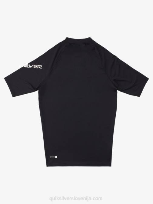 Quiksilver PJ4H1265 moški Črna ščitnik za vse čase s kratkimi rokavi do 50