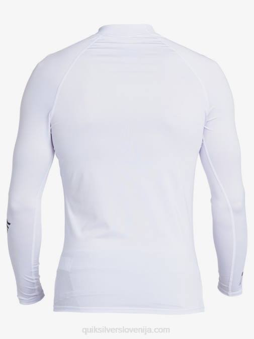 Quiksilver PJ4H1429 moški bela ščitnik za vse čase z dolgimi rokavi do 50