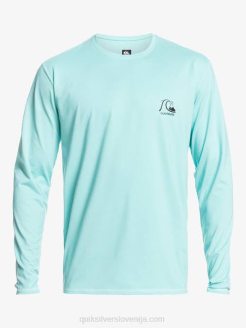 Quiksilver PJ4H1468 moški angel modro resje heritage heather majica z dolgimi rokavi do 50