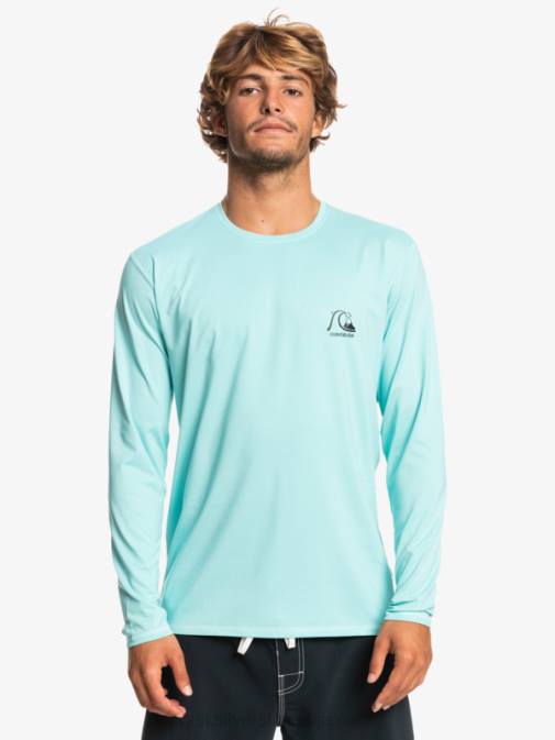 Quiksilver PJ4H1468 moški angel modro resje heritage heather majica z dolgimi rokavi do 50