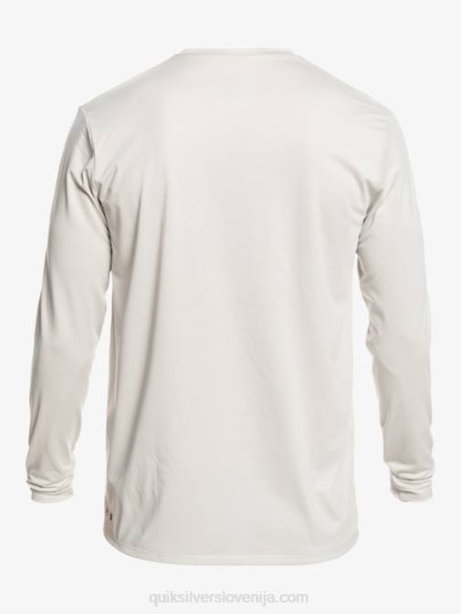 Quiksilver PJ4H1469 moški sivo vijolično vresje heritage heather majica z dolgimi rokavi do 50