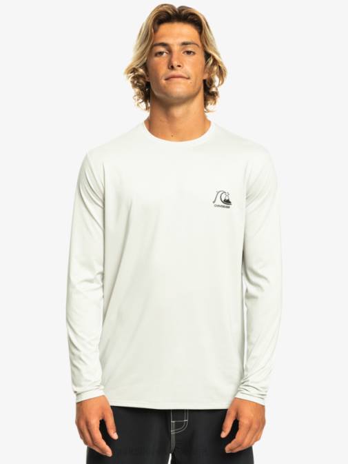 Quiksilver PJ4H1469 moški sivo vijolično vresje heritage heather majica z dolgimi rokavi do 50