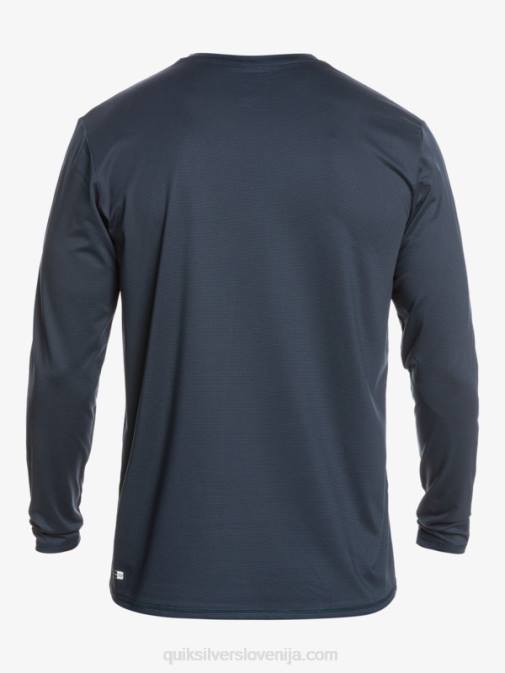 Quiksilver PJ4H1470 moški midnight navy heather heritage heather majica z dolgimi rokavi do 50