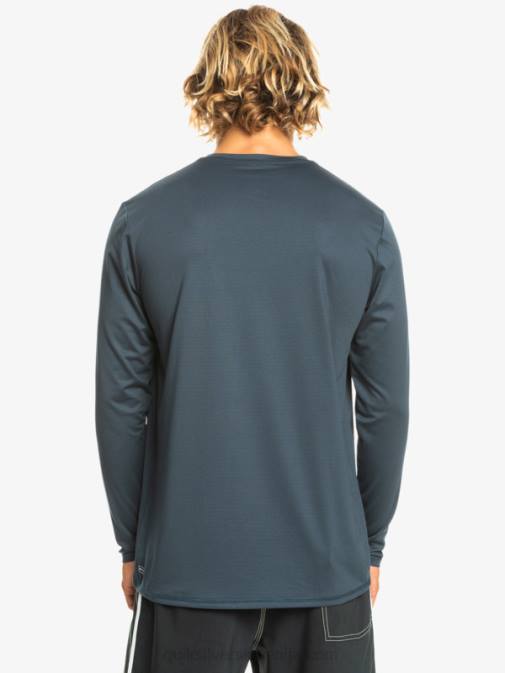 Quiksilver PJ4H1470 moški midnight navy heather heritage heather majica z dolgimi rokavi do 50