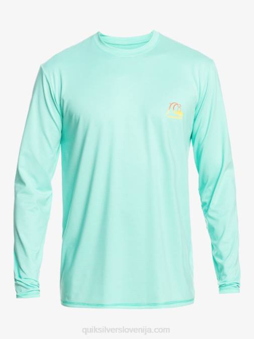 Quiksilver PJ4H1471 moški bazen zelena resa heritage heather majica z dolgimi rokavi do 50