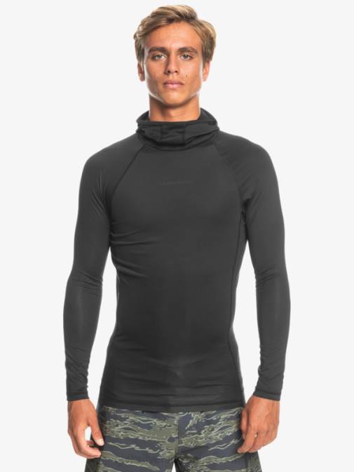 Quiksilver PJ4H1836 moški Črna ščitnik z dolgimi rokavi storm tripper