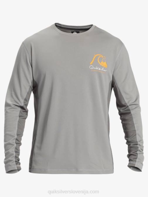 Quiksilver PJ4H258 moški morski pes majica z dolgimi rokavi Waterman iz bambusa karo 2 upf 50