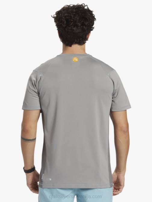 Quiksilver PJ4H274 moški morski pes majica s kratkimi rokavi Waterman iz bambusa karo 2 upf 50