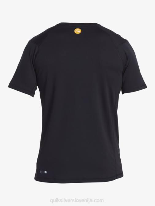 Quiksilver PJ4H276 moški Črna majica s kratkimi rokavi Waterman iz bambusa karo 2 upf 50