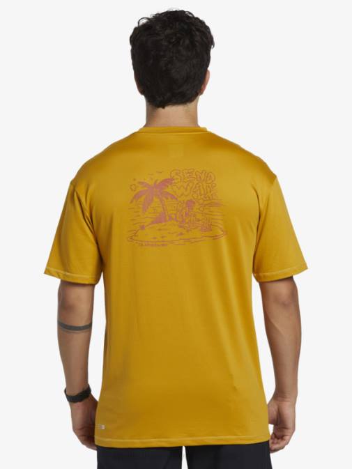 Quiksilver PJ4H317 moški pšenica majica za deskanje s kratkimi rokavi mix session upf 50