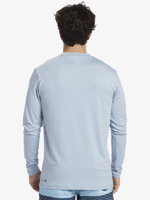 Quiksilver PJ4H404 moški nebeško modra omni session majica za deskanje z dolgimi rokavi upf 50