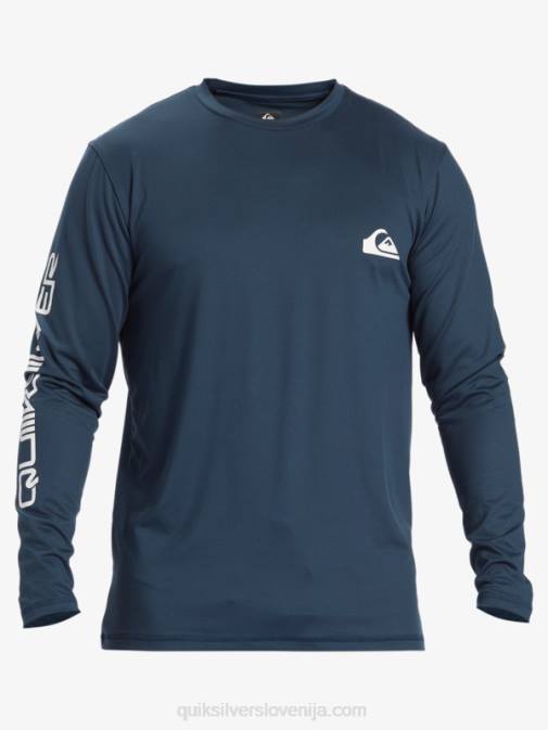 Quiksilver PJ4H405 moški polnočna mornarica omni session majica za deskanje z dolgimi rokavi upf 50