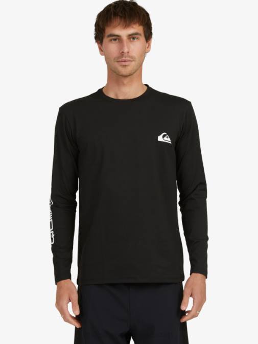 Quiksilver PJ4H406 moški Črna omni session majica za deskanje z dolgimi rokavi upf 50