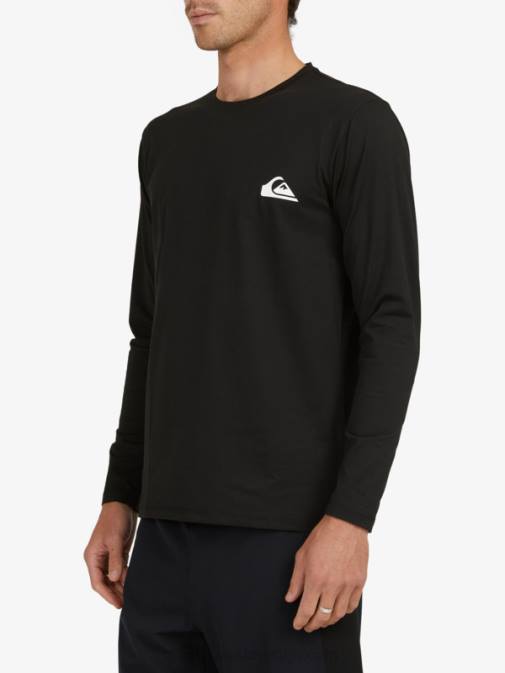 Quiksilver PJ4H406 moški Črna omni session majica za deskanje z dolgimi rokavi upf 50