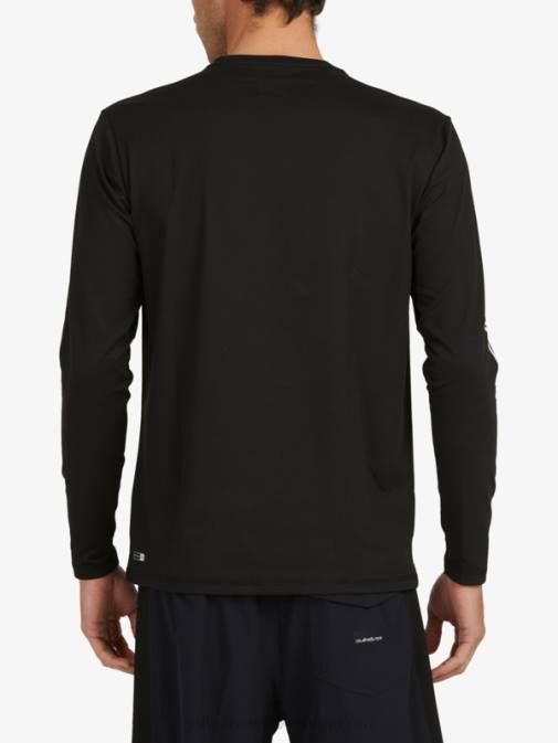 Quiksilver PJ4H406 moški Črna omni session majica za deskanje z dolgimi rokavi upf 50