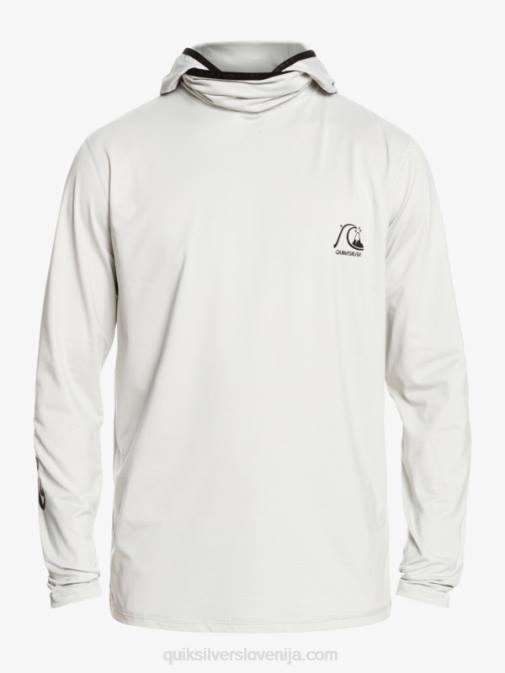 Quiksilver PJ4H418 moški sivo vijolično vresje majica za surfanje z dolgimi rokavi heritage upf 50