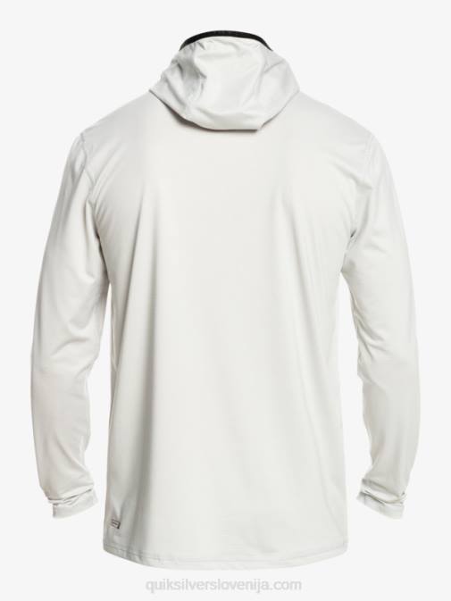 Quiksilver PJ4H418 moški sivo vijolično vresje majica za surfanje z dolgimi rokavi heritage upf 50