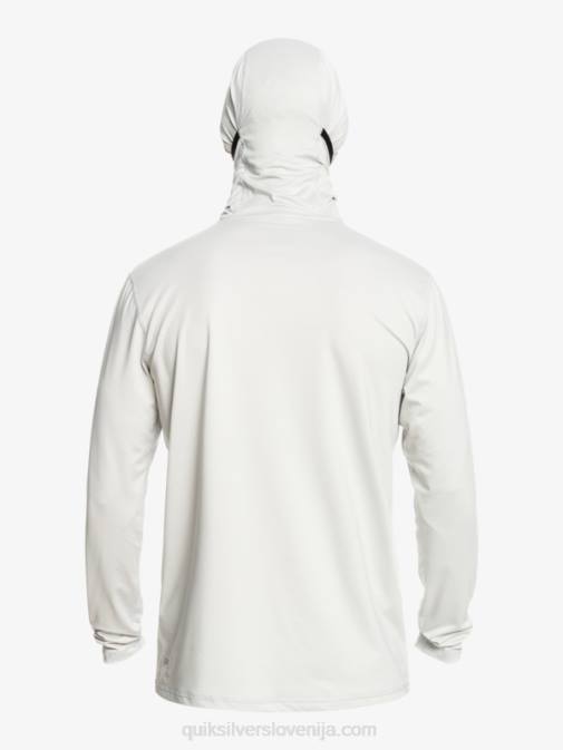 Quiksilver PJ4H418 moški sivo vijolično vresje majica za surfanje z dolgimi rokavi heritage upf 50