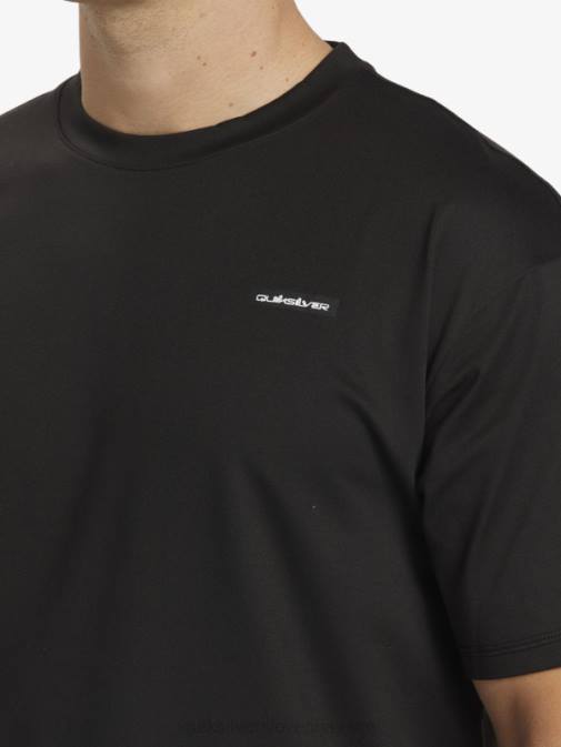 Quiksilver PJ4H543 moški Črna majica s kratkimi rokavi omni session upf 50