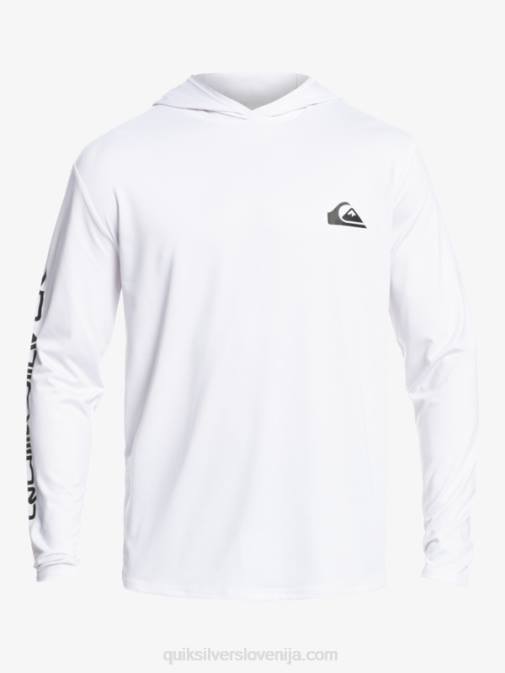 Quiksilver PJ4H769 moški bela majica z dolgimi rokavi omni session upf 50