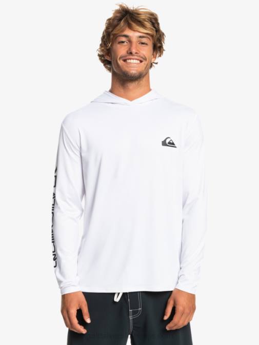 Quiksilver PJ4H769 moški bela majica z dolgimi rokavi omni session upf 50