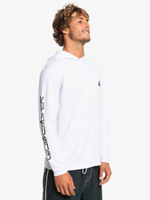 Quiksilver PJ4H769 moški bela majica z dolgimi rokavi omni session upf 50
