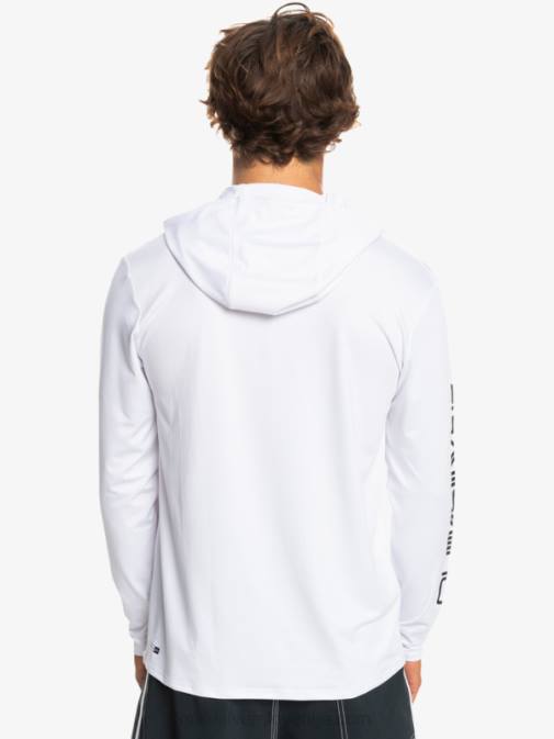 Quiksilver PJ4H769 moški bela majica z dolgimi rokavi omni session upf 50