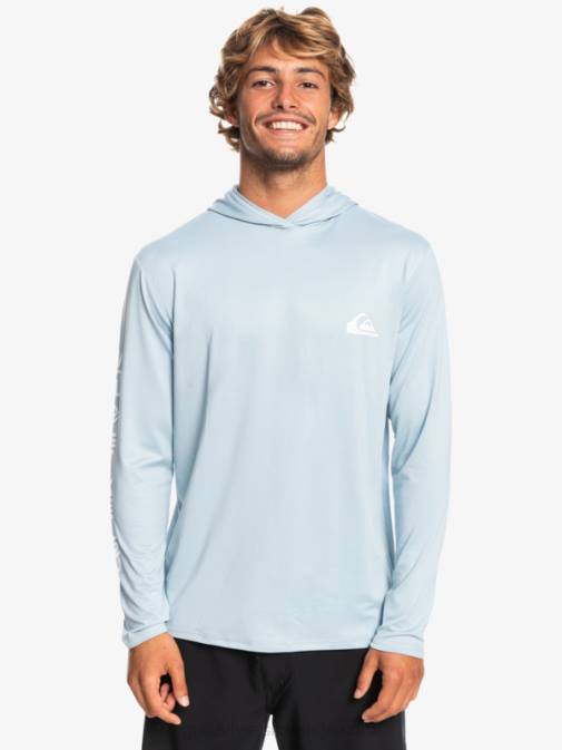 Quiksilver PJ4H771 moški nebeško modra majica z dolgimi rokavi omni session upf 50