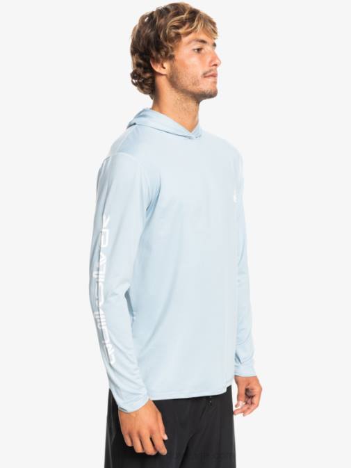 Quiksilver PJ4H771 moški nebeško modra majica z dolgimi rokavi omni session upf 50