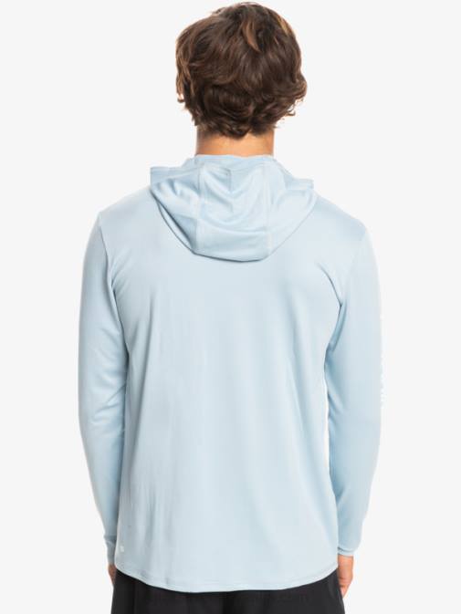 Quiksilver PJ4H771 moški nebeško modra majica z dolgimi rokavi omni session upf 50