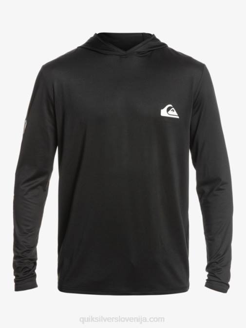 Quiksilver PJ4H773 moški Črna majica z dolgimi rokavi omni session upf 50